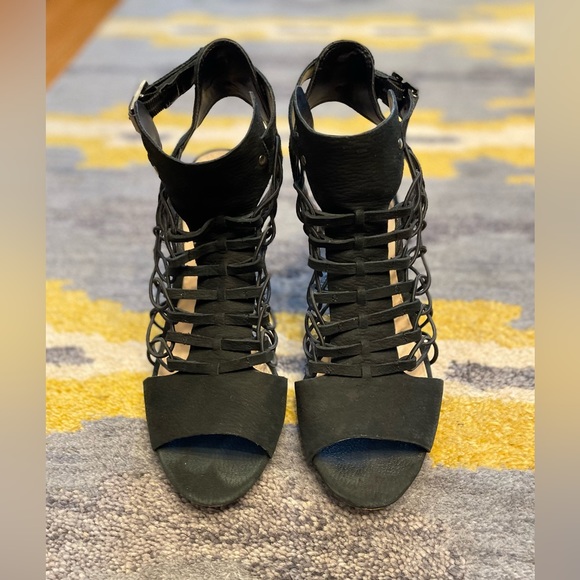 Vince Camuto Eval Black Gladiator Sandal - Picture 2 of 6